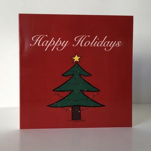 Einzel Weihnachtskarten Add-On mit personalisierter Nachricht