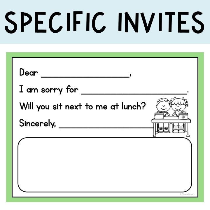 Sorry Note From Child Kids Apology Letter Printable | Apology Note Template From Child | How ...