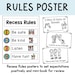 Recess Rules: Playground Behavior Sort | Rules and Expectations ...
