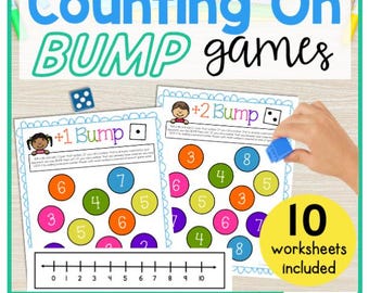 Counting On BUMP Math Games - Number Line Addition