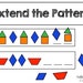 Repeating Pattern Task Cards With Pattern Blocks - Etsy