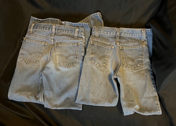 2 pairs of vintage children’s orange tab Levi’s j… - image 4