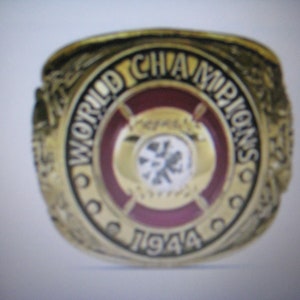 1968 ST LOUIS CARDINALS REPLICA Ring World Series Championship