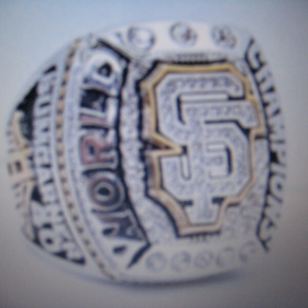 2014 San Francisco Giants World Series Meister Ring - BAUMGARNER