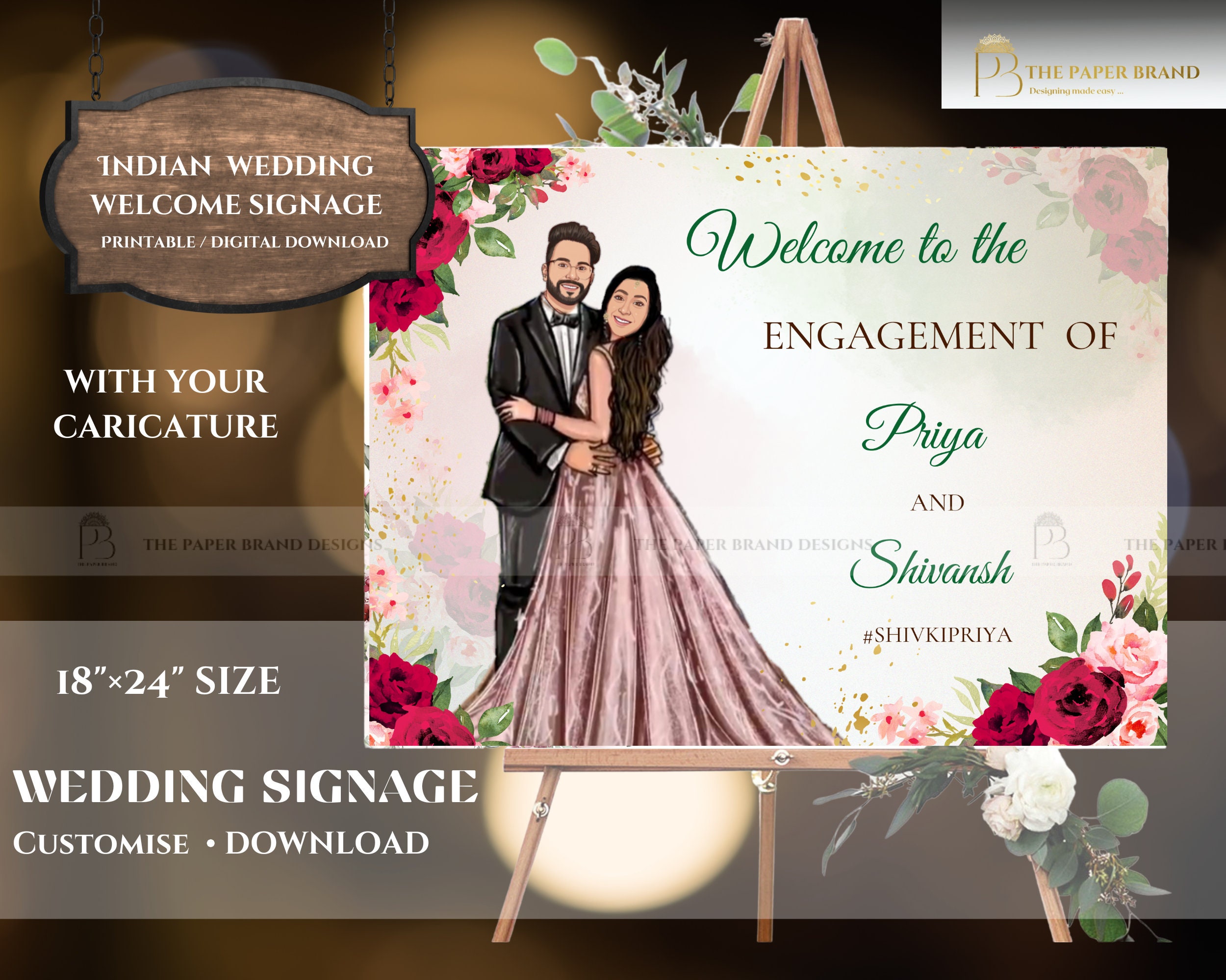 Free printable engagement party invitation templates | Canva