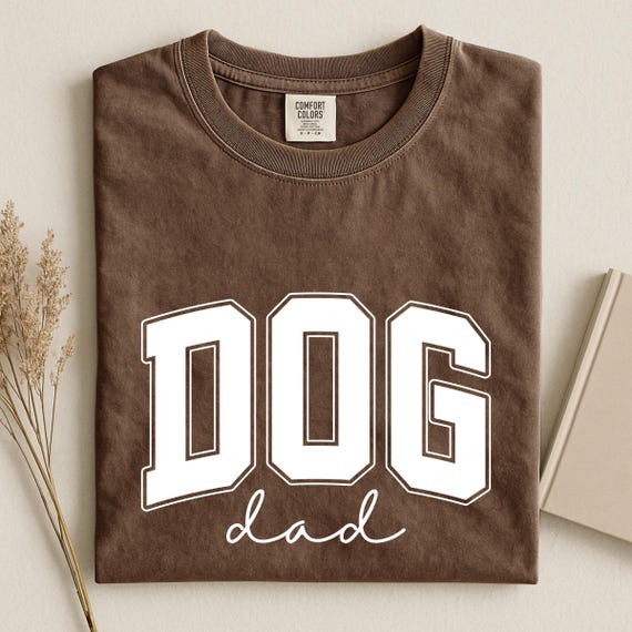 Comfort Colors® Best Dog Dad Ever Shirt, Proud Dog Father Tee, Pet Parent Shirt for Men, Dog Lover Gift, Everyday Casual Tee,Dog Dad Sweater