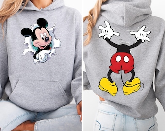 Disney Mickey Mouse Sweatshirt, Retro Disney Lover Gift, Vintage Mickey Crewneck, Disney Family Shirts,Disney Mickey Hoodie