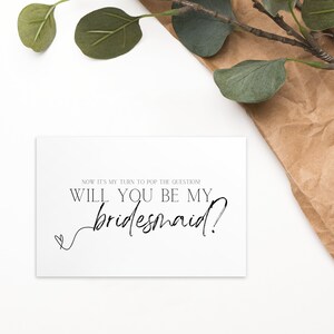 Will You Be My Bridesmaid? Invitation