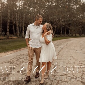 Save The Date Invitation - Digital Download