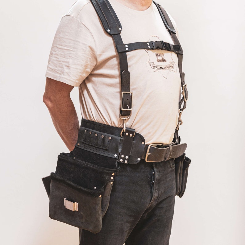 Phone Holder MELOTOUGH Tool Belt Suspenders Construction Work