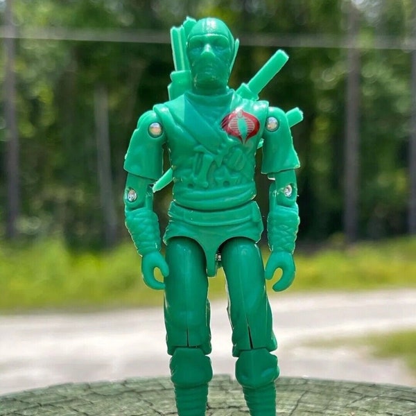 GI Joe Black Major Vintage Style Green Prototype Storm Shadow