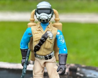 GI Joe Vintage Style Black Major Steel Brigade Trooper
