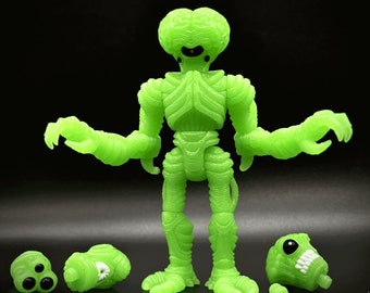 Glyos Xenoglow Zulloid Glow in the Dark Green