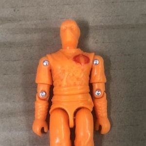 GI Joe Black Major Vintage Style Orange Prototype Storm Shadow