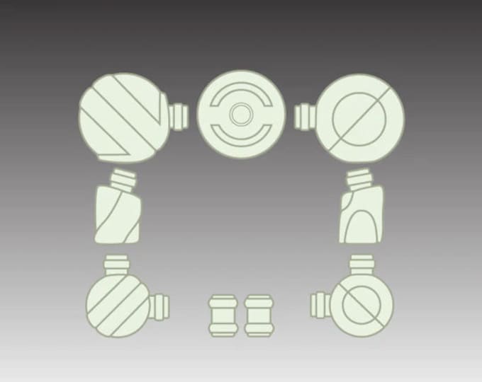 Glyos Axis Joint Set GITD Green 2023