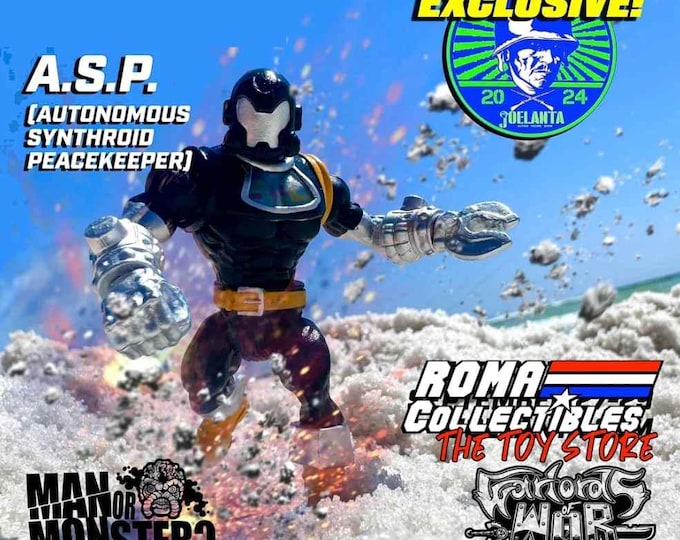 Glyos Warlords of War 2024 JoeLanta - ELAPID A.S.P. Android - Roma Exclusive GI Joe BATT Homage