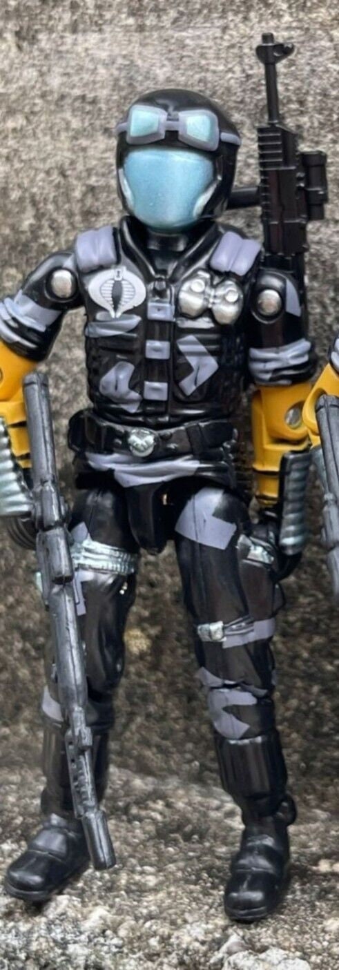 GI Joe Black Major, estilo vintage, Spec Ops Viper
