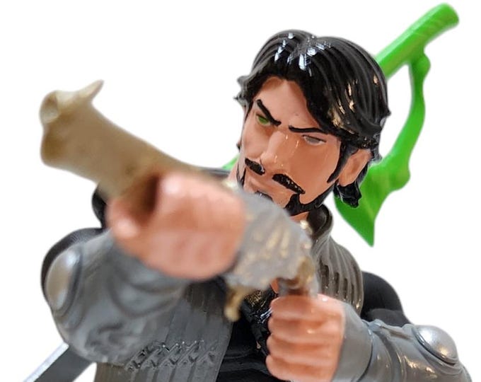 Glyos Knights of the Slice Crae Drake (black costume)