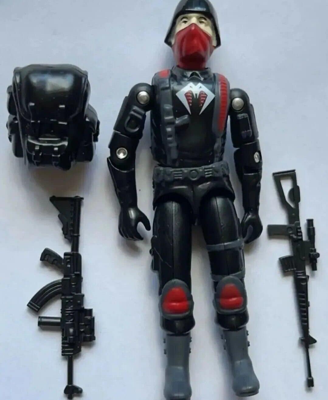 GI Joe Black Major Vintage Style Replicant Hunter Cobra Trooper