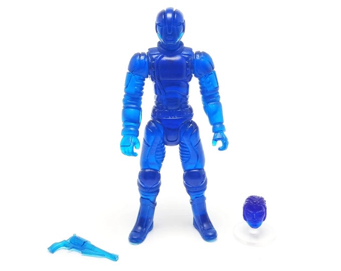 Glyos Knights of the Slice Star Marshall Trilo Blue Stealth Armor