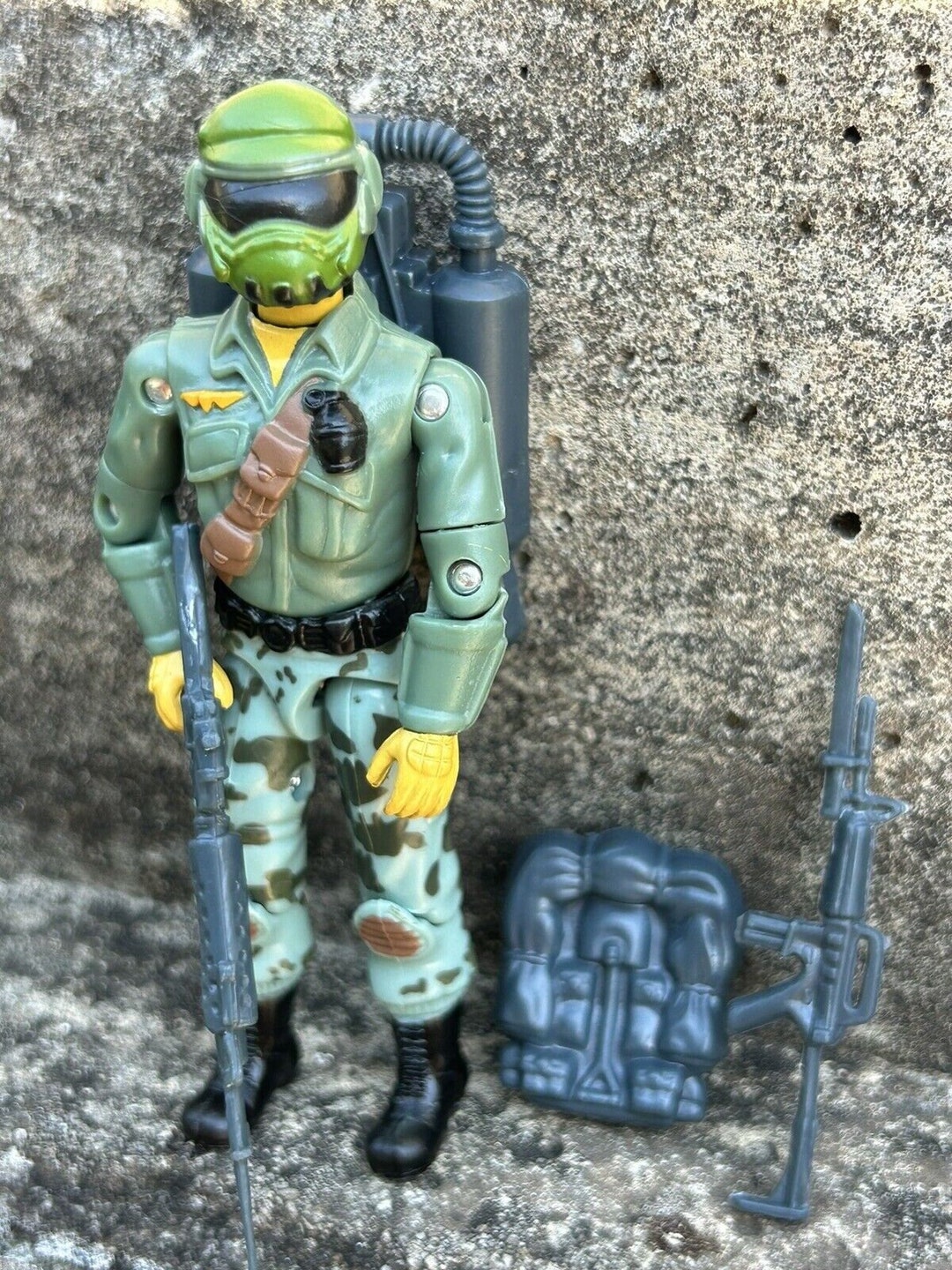 GI Joe Black Major Vintage Style Steel Brigade Urban Ops - Etsy