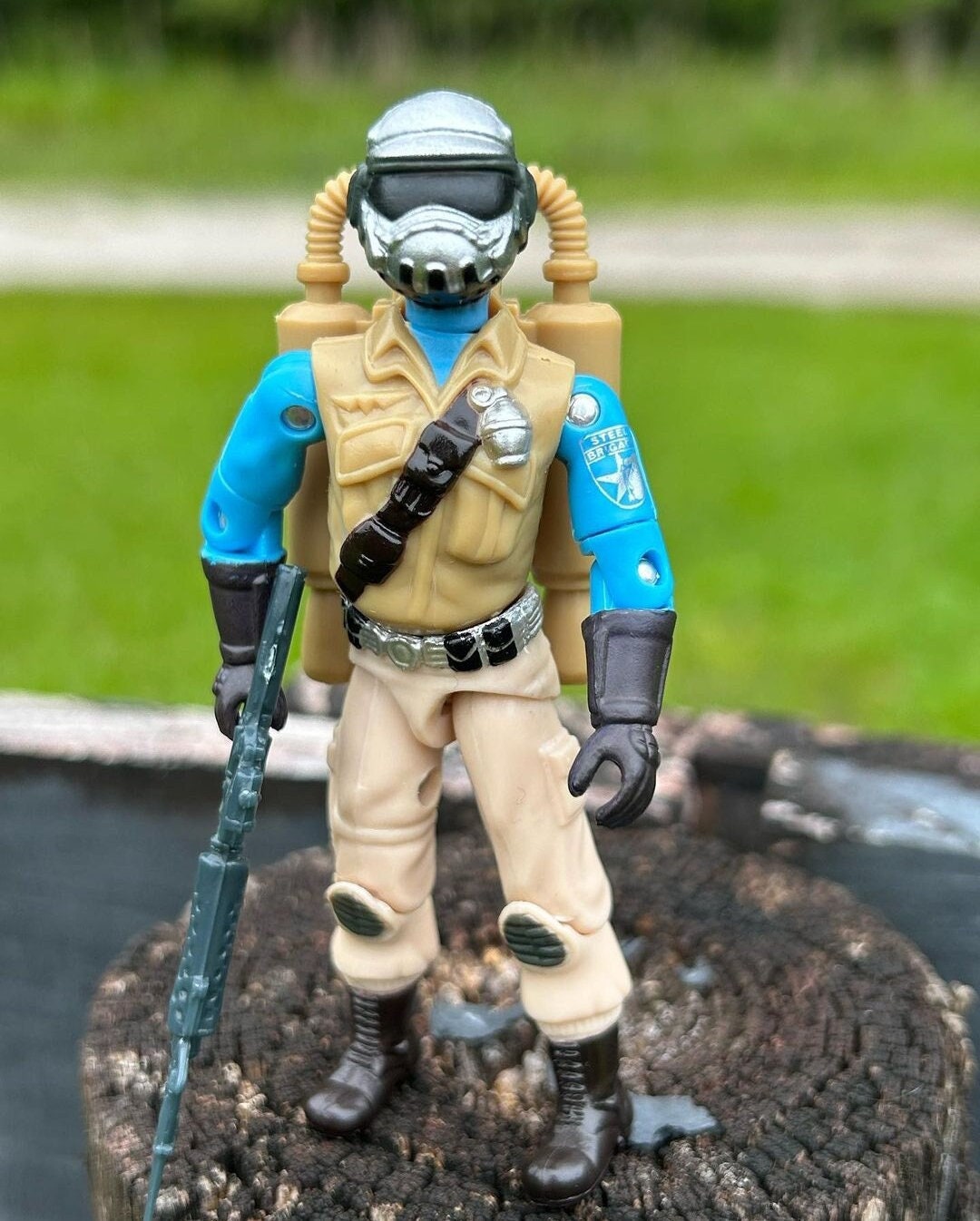 GI Joe Vintage Style Black Major Steel Brigade Trooper - Etsy
