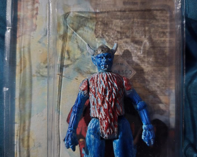 Resin Blue Demon Figure