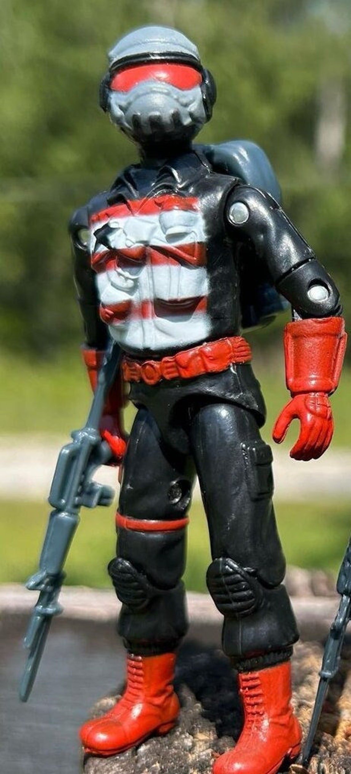 GI Joe Black Major Vintage Style US Agent Steel Brigade - Etsy