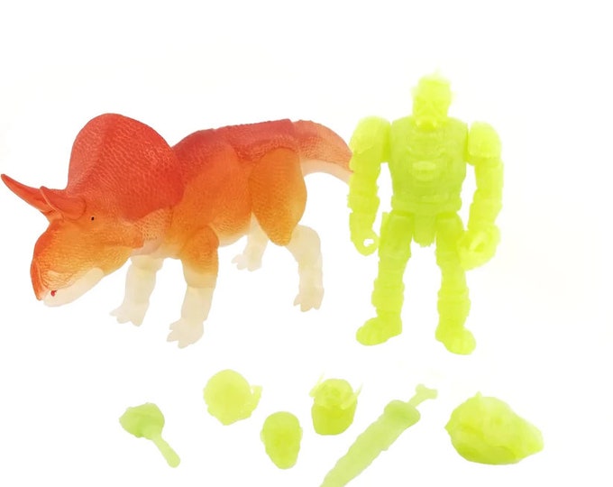 Glyos Knights of the Slice Glow Ceratopsian & GloMega