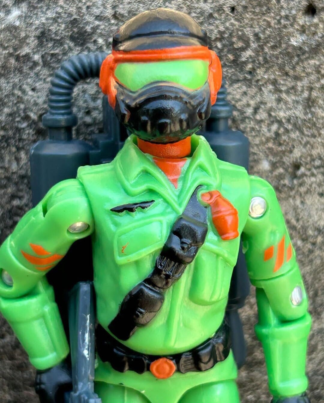 GI Joe Black Major Vintage Style Z - Force Brigade Red Shadow Hunter ...