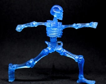 Glyos Double G Toys Skeleton Warriors Lightstar Crystal Blue Titan Skeleton