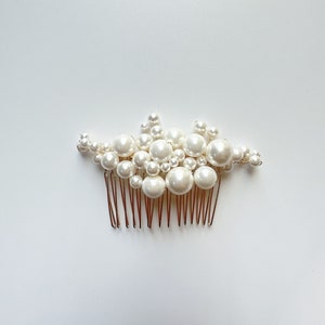 Pearl Bridal Hair Jewelry, Pearl Hair Comb for Wedding, Bridal Hair Comb, Pearl Hair Comb for Wedding