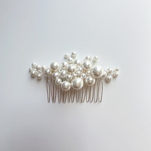 Pearl Bridal Hair Jewelry, Pearl Hair Pins for Wedding, Bridal Hair Comb, Pearl Hair Comb for Wedding