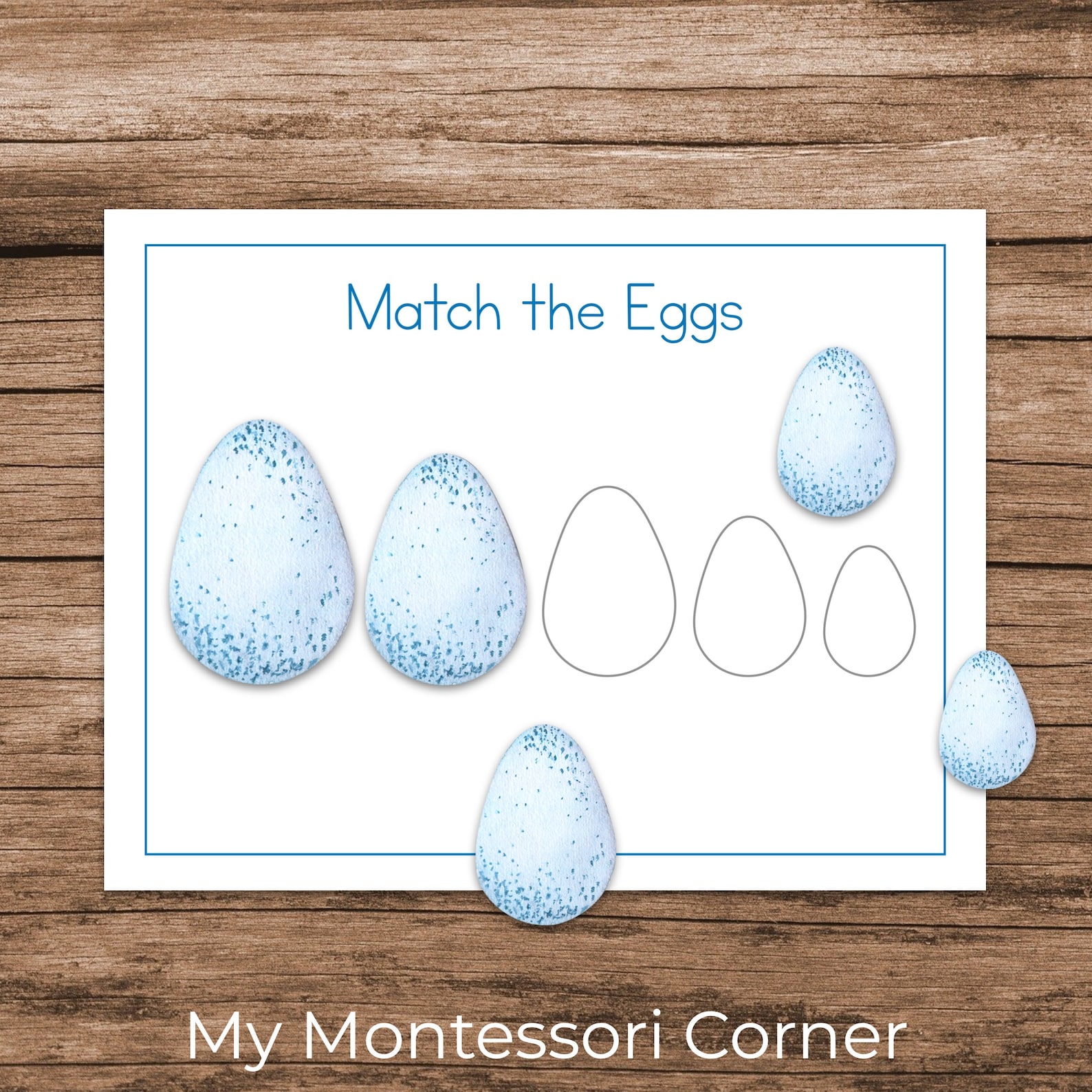 Spring Busy Binder, Preschool Matching Activities Printable - Updated ...