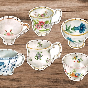 Schede per l'allacciatura della tazza da tè (stampabile per la motricità fine Montessori)