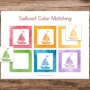 Summer Matching and Sorting Activities (montessori Preschool Binder ...