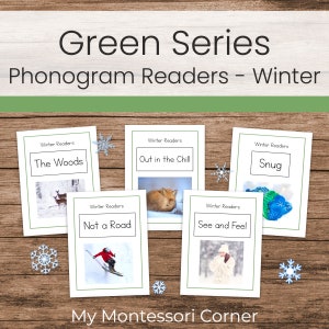 Winter Green Series Phonogram Readers (Montessori Decodable Books)