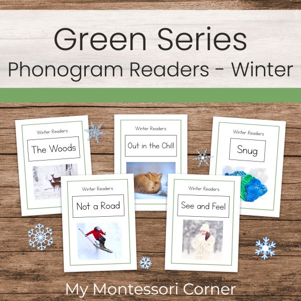 Winter Green Series Phonogram Readers (Montessori Decodable Books)