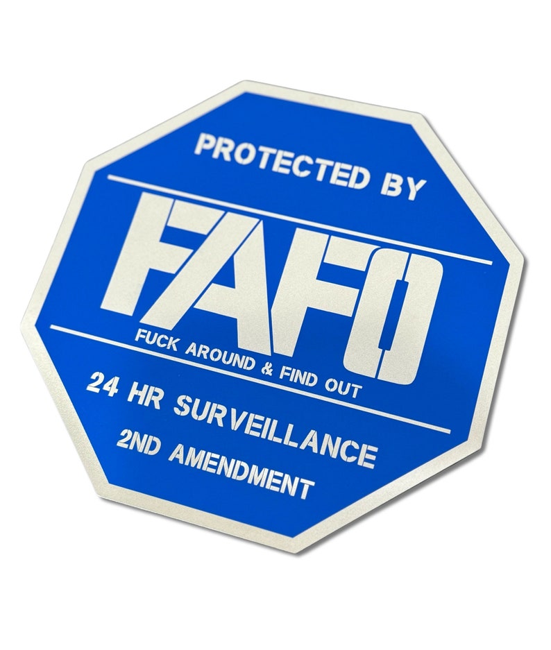 Custom FA/FO Sign - Etsy