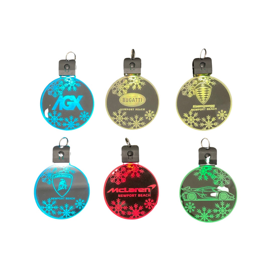 LED Christmas Ornaments design Your Own Etsy