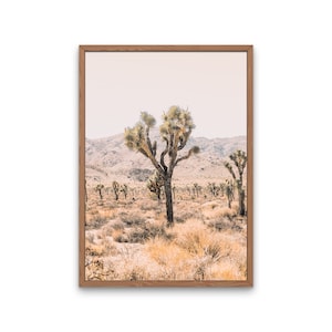 Joshua Tree Photography Print, DIGITAL Farmhouse Large Wall Art, Modern Farmhouse Decor, Joshua Tree Print, Desert Poster