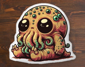 Baby Cthulhu Pillow: Lovecraftian Decor - Mythical Charm