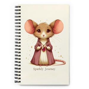 Sparkly Journey Notebook featuring a special mouse for The Secret of NIMH Enthusiast