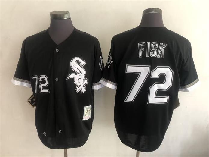Lot Detail - 1983 CARLTON FISK AUTOGRAPHED CHICAGO WHITE SOX GAME WORN ROAD  JERSEY