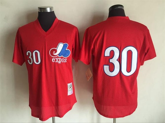 Throwback Montreal Expos Tim Raines Vintage Baseball Jersey