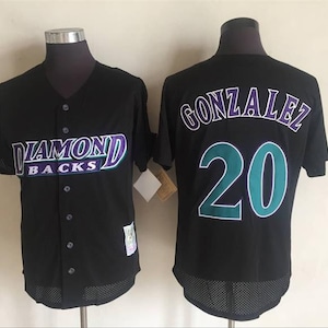 Luis Gonzalez Signed Arizona Diamondbacks Throwback Jersey