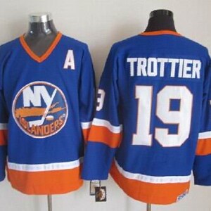 Bryan Trottier 1982 New York Islanders Vintage Home Throwback NHL Hockey  Jersey