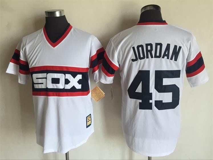 MICHAEL JORDAN Chicago White Sox 1994 Home Majestic Baseball Throwback  Jersey - Custom Throwback Jerseys