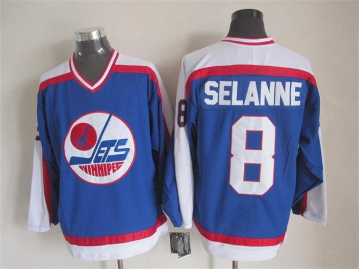 Teemu Selanne Signed Winnipeg Jets Vintage Jersey