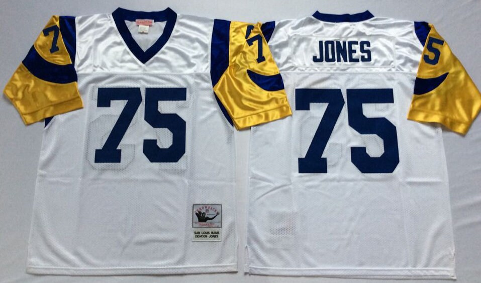 Vintage St. Louis Rams Deacon Jones Throwback Jersey 
